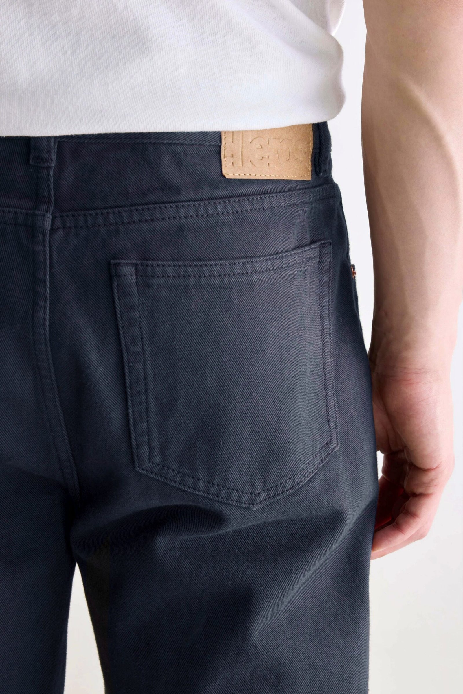 Denim N. 08 straight jeans (252 / M / BLACK BLUE) - Image 7