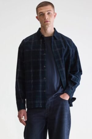 Flap corduroy overshirt (252 / M / CHECK A)