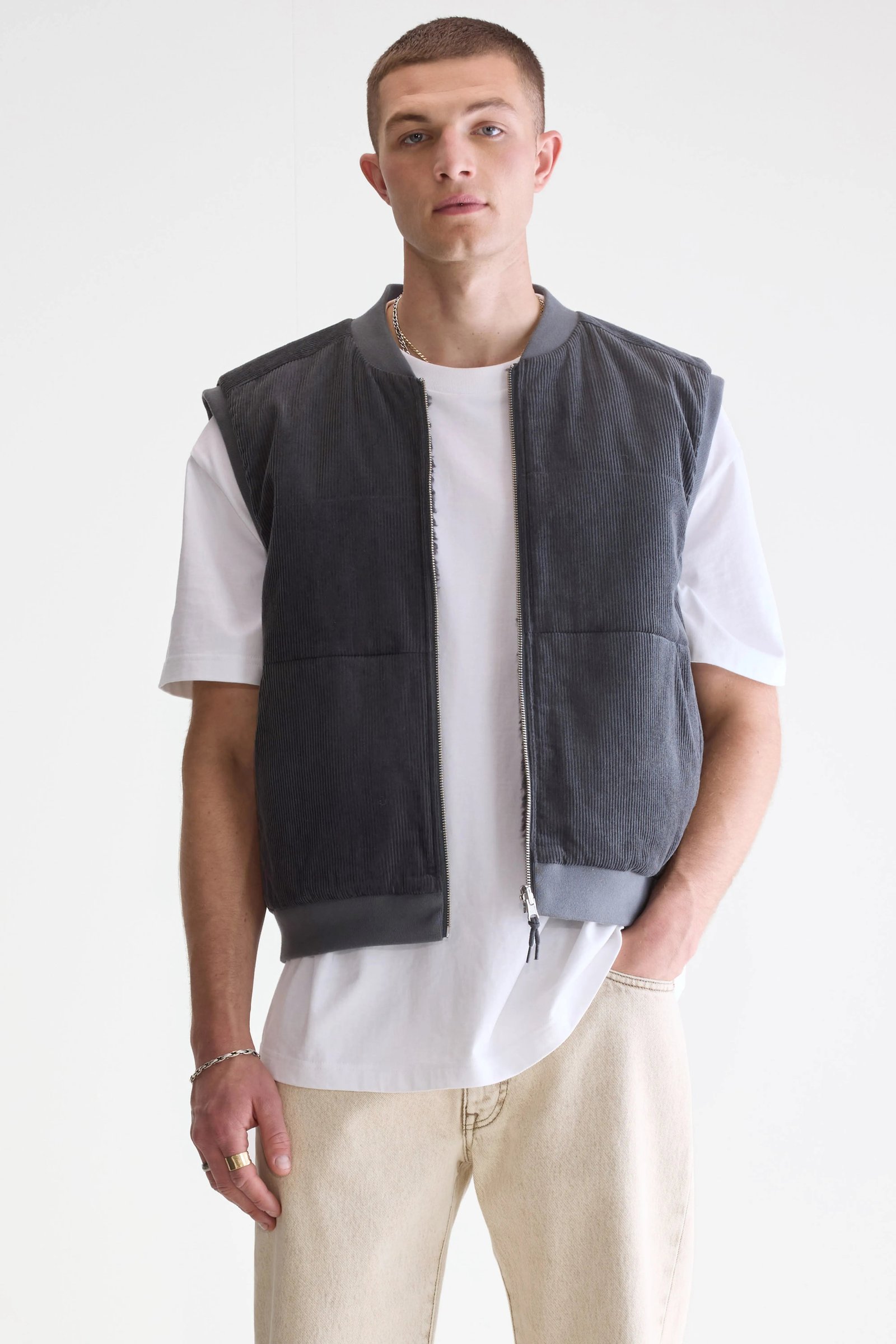 Jocko bodywarmer (252 / M / ELEPHANT) - Image 2