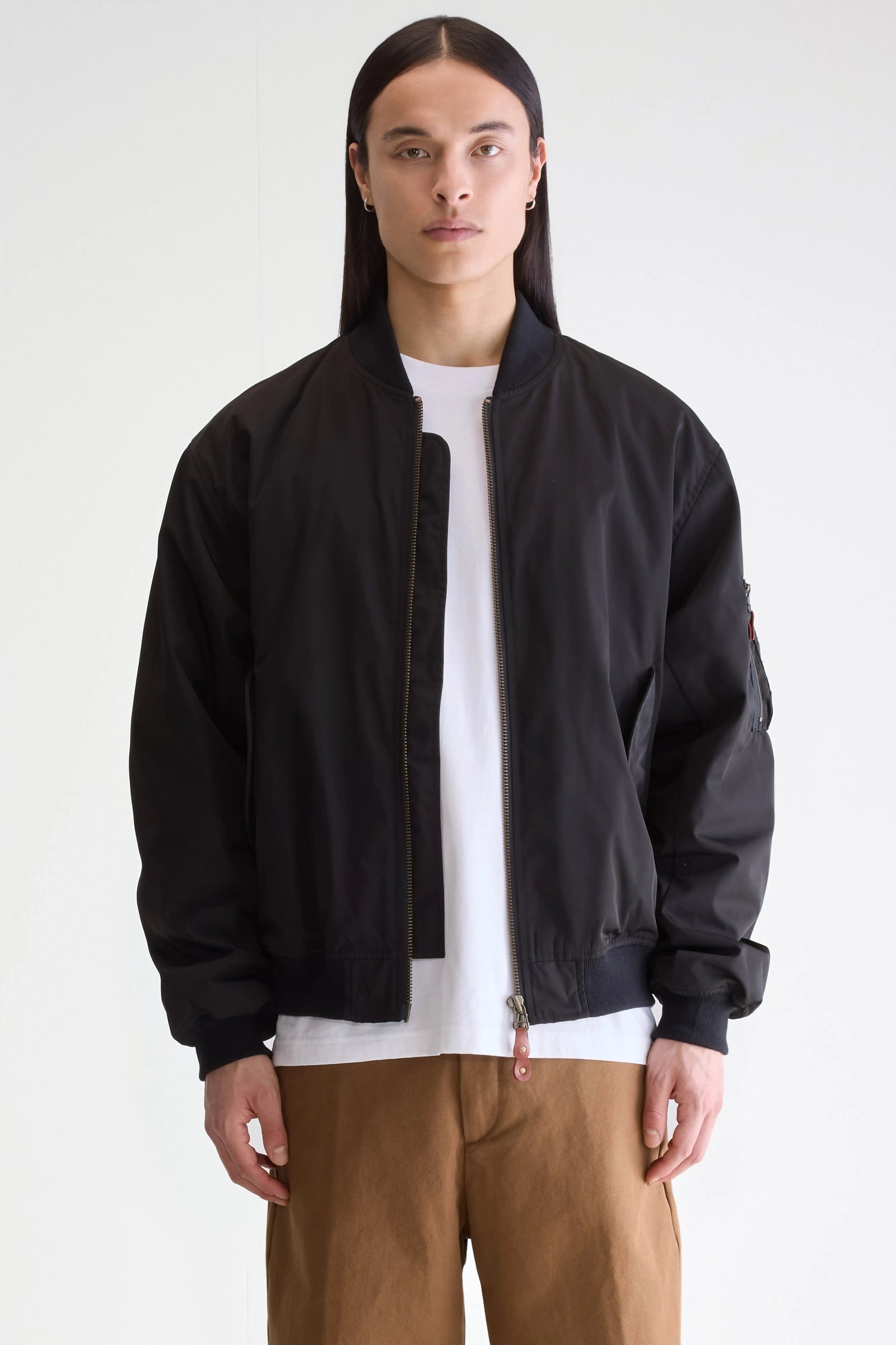 Jumper bomber jacket (252 / M / BLACK) - Image 3