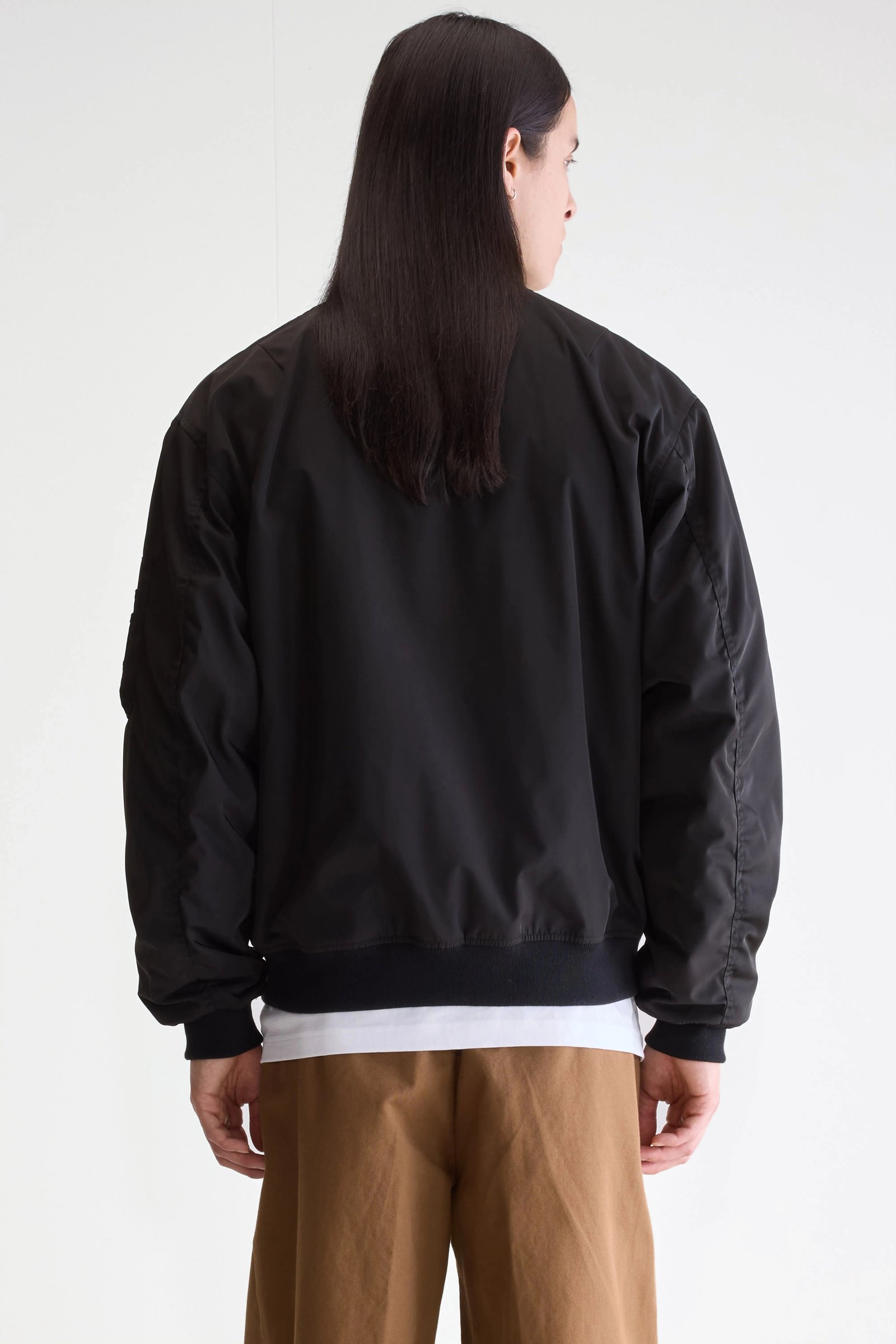 Jumper bomber jacket (252 / M / BLACK) - Image 4
