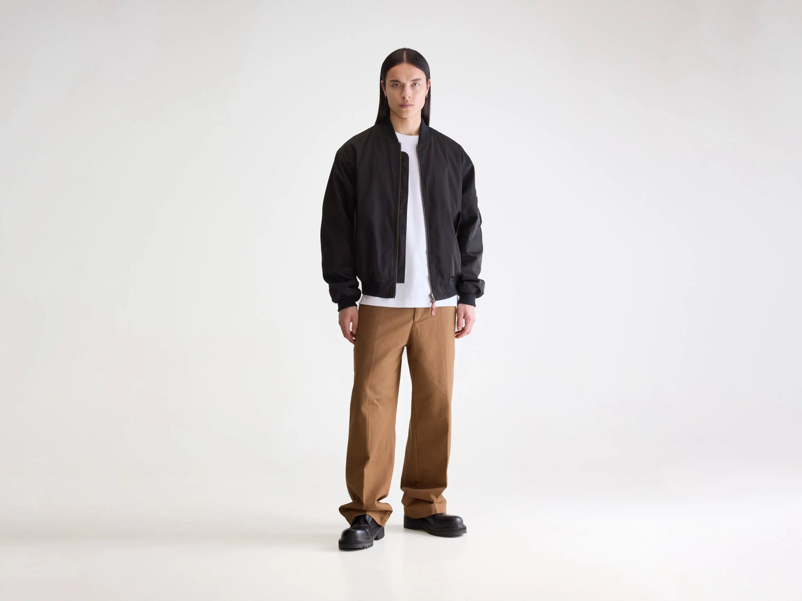 Jumper bomber jacket (252 / M / BLACK)