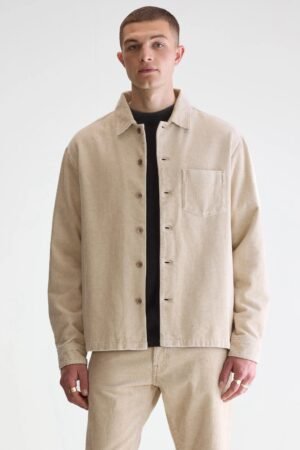 Goney corduroy overshirt (252 / M / CALCAIRE)