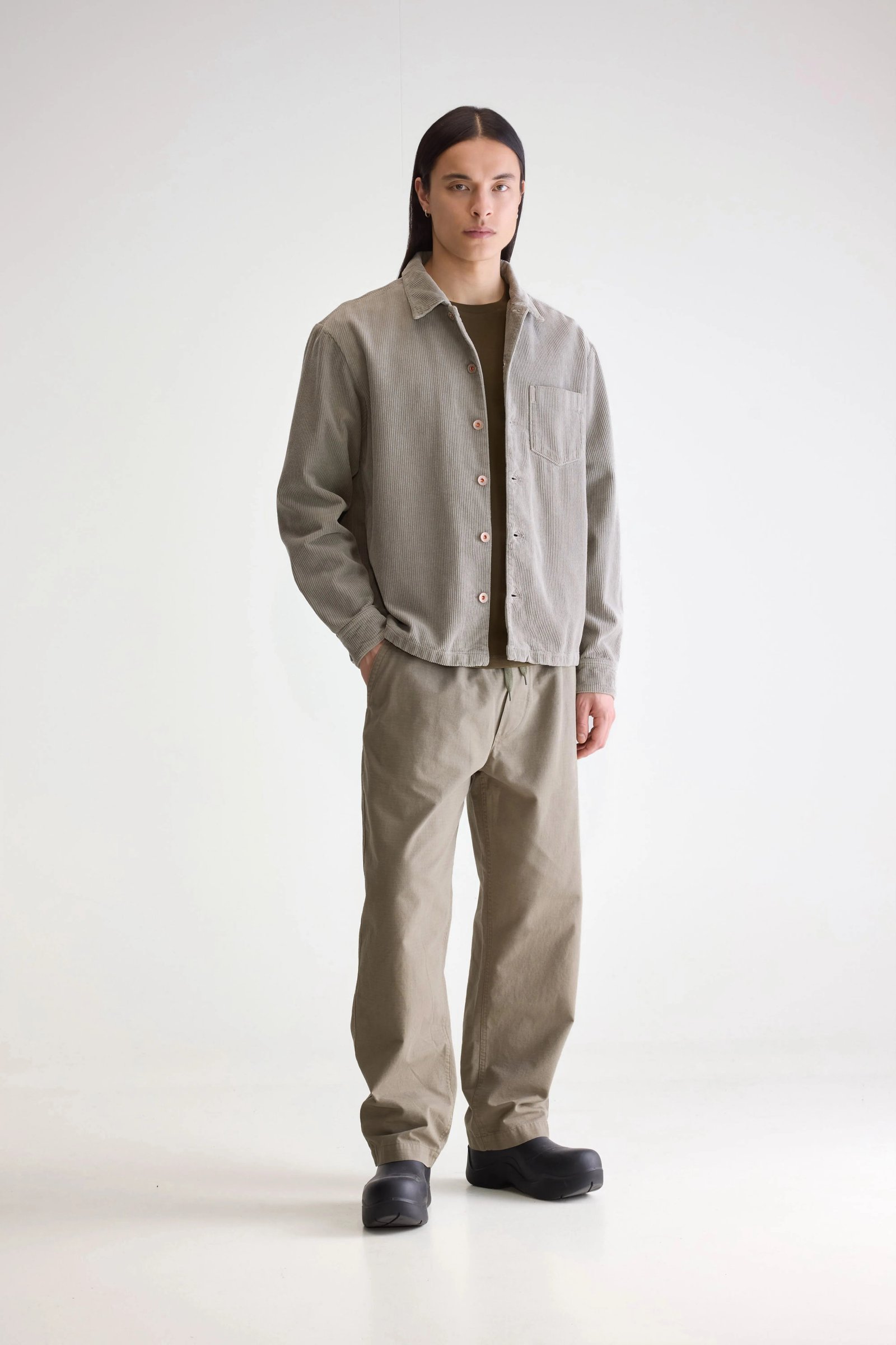 Goney corduroy overshirt (252 / M / ROCK) - Image 3