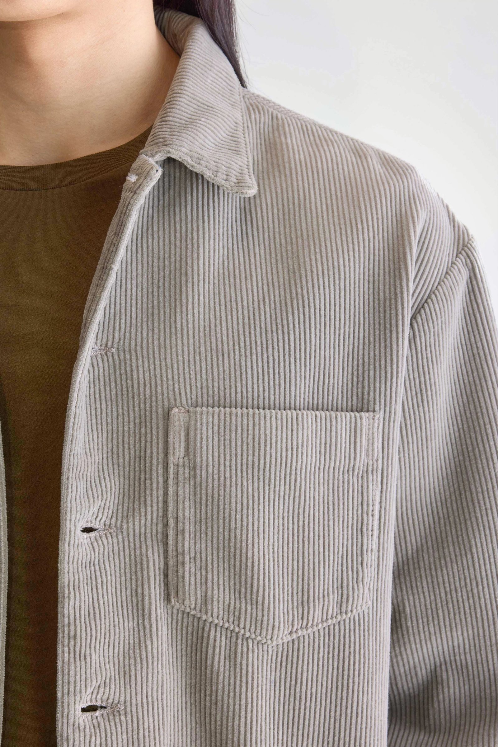 Goney corduroy overshirt (252 / M / ROCK) - Image 5